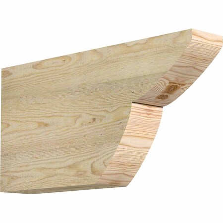 Ekena Millwork Crestline Rough Sawn Rafter Tail, Douglas Fir, 4"W x 12"H x 24"L RFT04X12X24CRE00RDF
